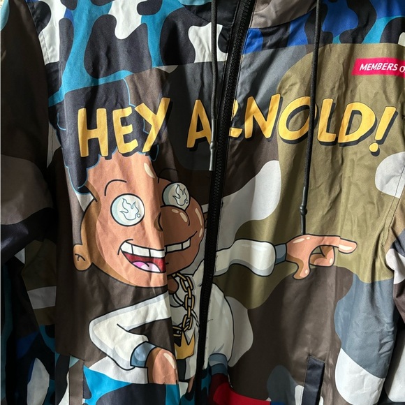 Members Only x Nickelodeon - windbreaker hoodies - streetwear size Medium - Picture 3 of 6